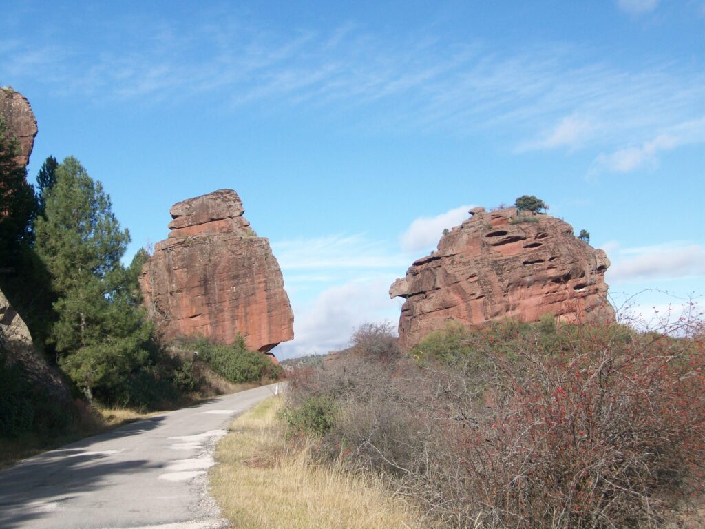 Carretera de acceso a Chequilla