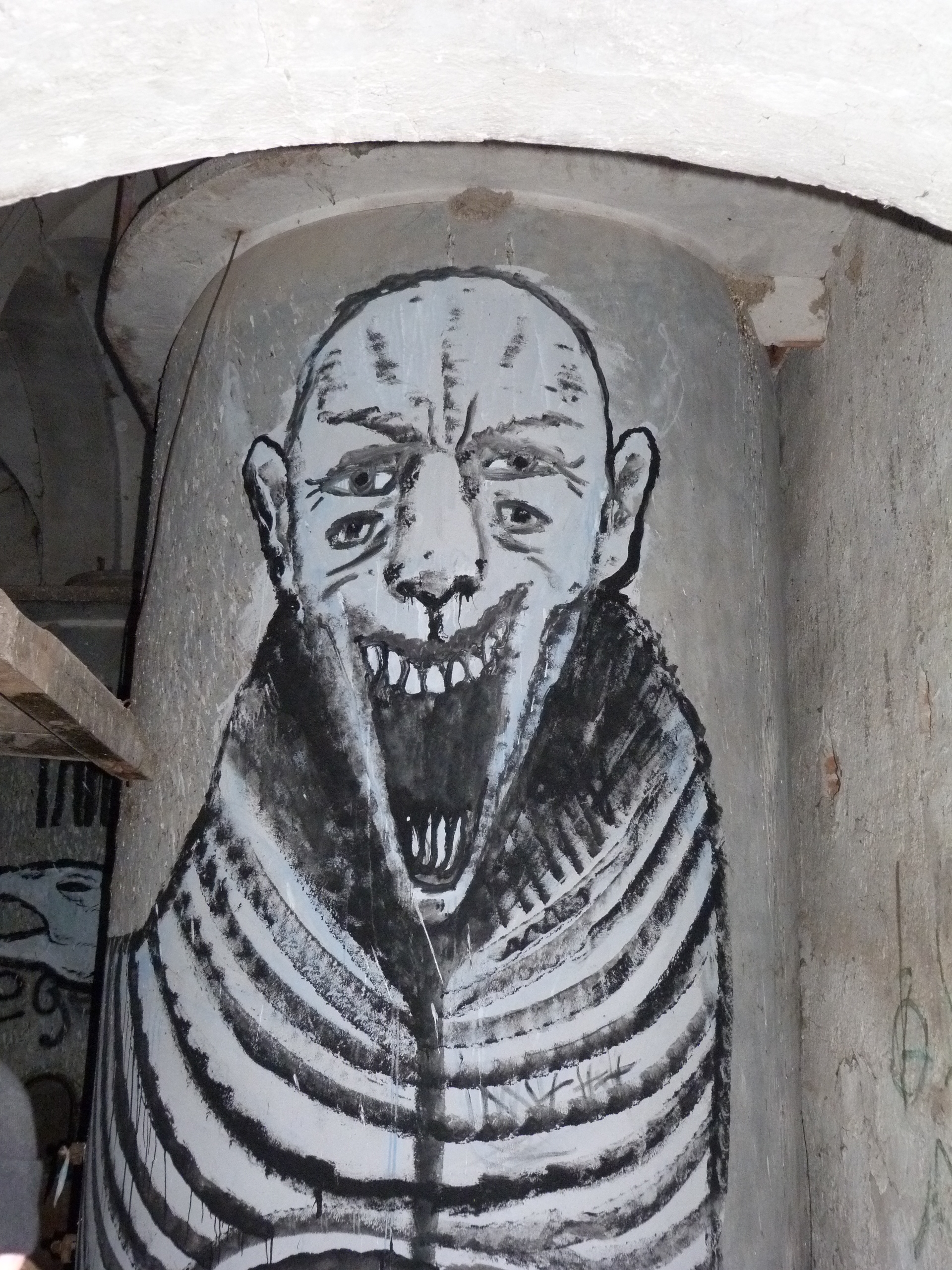 Uno de los "monstruos" que habitan el caseron