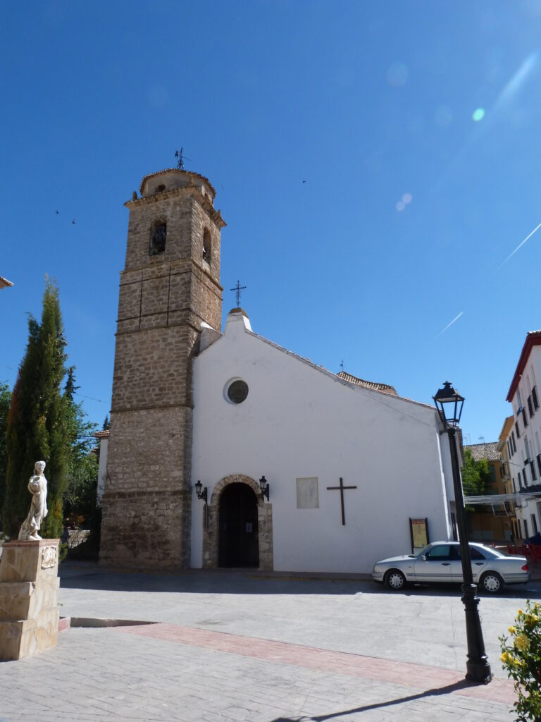 Iglesia parroquial de Noalejo, donde se encuentra una de las Sabanas.