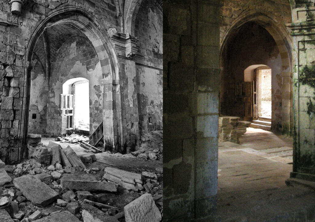 Iglesia, antes y despues