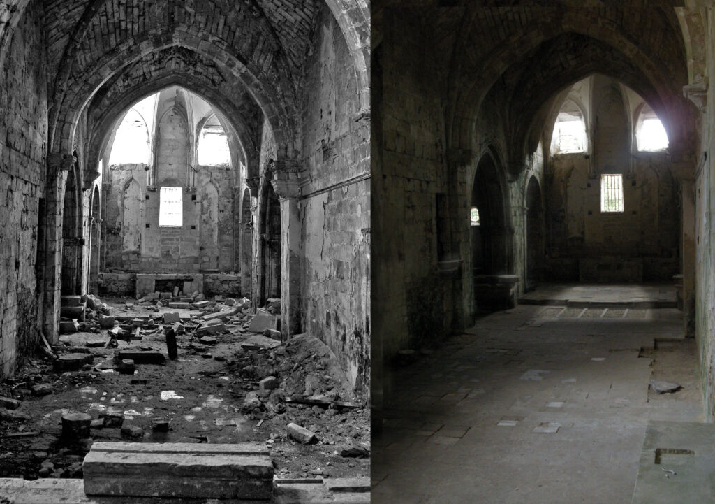 Iglesia antes y despues