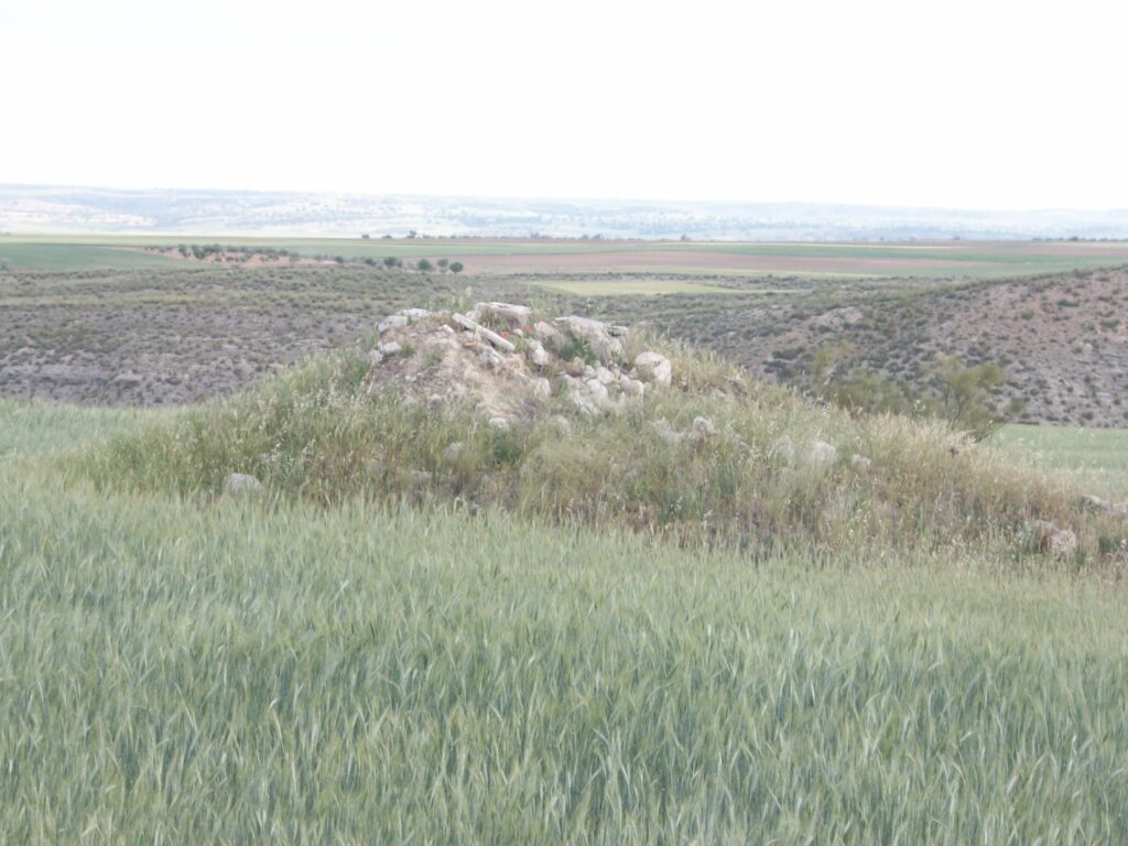 Monticulo de piedras que formaba una antigua casa