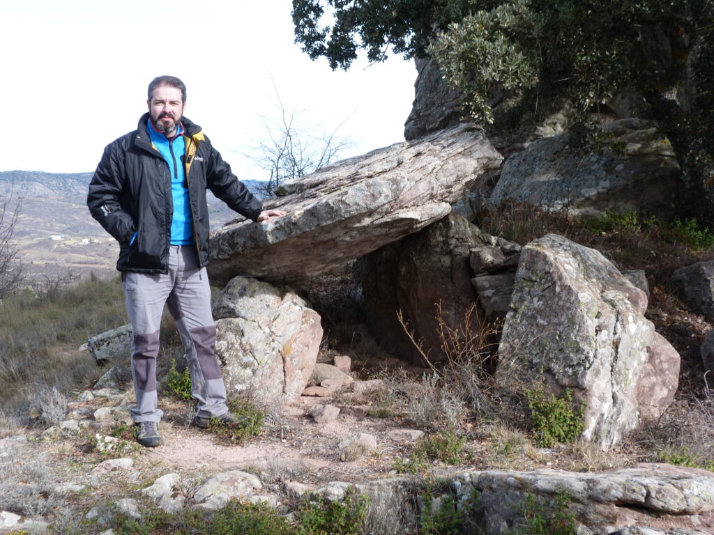Tamaño a escala humana del Dolmen