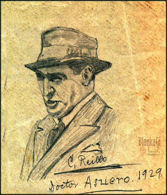 Carlos Reillo. Retrato del Dr Asuero 1929. Archivos de familia. Blanca Giménez Reillo