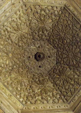 armadura ochavada de la zona del coro